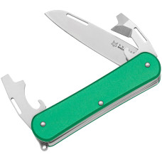 Ніж багатофункціональний Fox Vulpis Aluminium OD Green. 3 інструменти