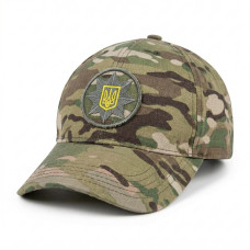 Бейсболка с Какардой Vik-Tailor Полиция рип-стоп, MultiCam