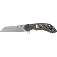 Ніж Olamic Wayfarer 247 Wharning CPM S90V Titanium Acid Rain Satin Gray
