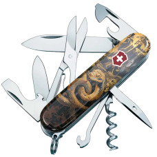 Ніж Victorinox Swiss Army Climber Zodiac Золота дерев’яна змія