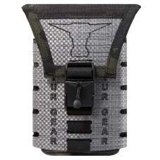 Закрытый подсумок для смартфона TUR Gear с противоударным полимером, MultiCam Черный