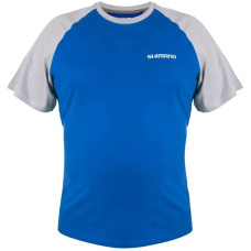 Футболка Shimano Short Sleeve T-Shirt Blue