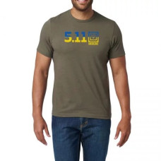 Футболка з малюнком 5.11 Tactical® Ukraine 5.11® Fill , Ranger Green