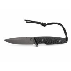 Кованый нож в деревянном футляре с аксессуарами TCH-1, Black/Grey