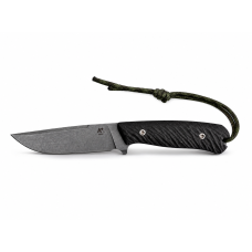 Кованый нож в деревянном футляре с аксессуарами GDM-1, Black/Grey