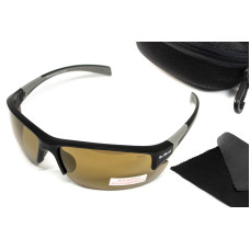Окуляри поляризаційні захисні BluWater Samson-3 Z87.1 Polarized (brown), коричневі