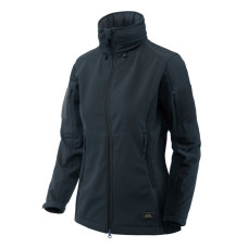 Куртка женская GUNFIGHTER - SoftShell Women's Jacket, Navy Blue, Helikon-Tex (KU-GUW-FM-37)