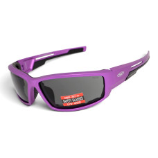 Очки защитные Global Vision Sly Metallic Purple (gray), серые линзы в оправе фиолетовый металлик