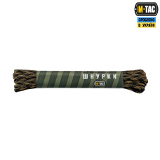 M-Tac шнурки black/coyote нейлон Mil-Spec