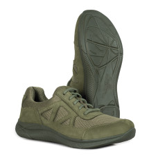 Кроссовки тактические Ягуар летние нубук с 3D-сеткой Оливковые, Olive, Vik-Tailor