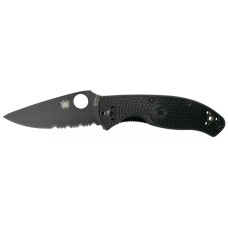 Ніж Spyderco Tenacious Black Blade Lightweight