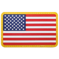 Шеврон MFH прапор США PVC, Red