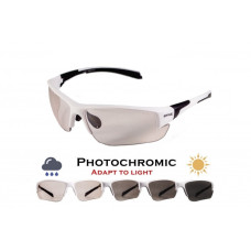 Окуляри фотохромні (захисні) Global Vision Hercules-7 White Photochromic Anti-Fog (clear), фотохромні прозорі в білій оправі