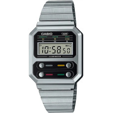 Годинник Casio A100WE-1AEF, Silver