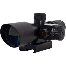 Оптический прицел Gunhobby 2.5-10x40 с ЛЦУ (реплика) и подсветкой, Black