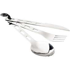 Набір столових приборів GSI Glacier Stainless 3 pcs Ring Cutlery