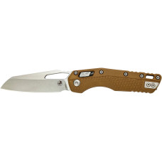 Нож Microtech MSI Single Edge Tri-Grip Stonewash Dark Earth