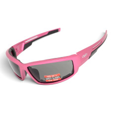 Очки защитные Global Vision Sly Metallic Pink (gray), серые линзы в оправе розовый металлик