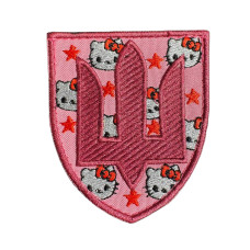 Шеврон Тризуб Hello Kitty