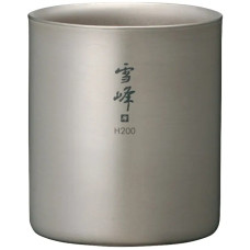 Кружка Snow Peak TW-124 Titanium Double Wall Stacking Mug 200ml