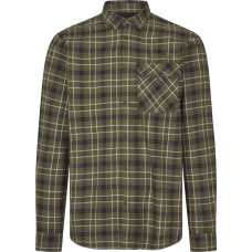 Рубашкa Seeland Glen Flannel Shirt Grape Leaf/Dark Navy Chec