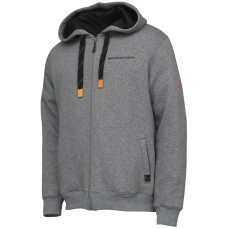 Реглан Savage Gear Classic Zip Hoodie Grey Melange
