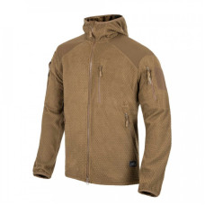 Куртка Helikon-Tex Alpha Hoodie - Grid Fleece, coyote