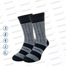 Термоноски зимние серии ТЕРМО°С модель "MiddleHot", Gray/black