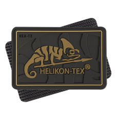 Эмблема logo Helikon-Tex - pvc, coyote
