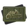 Эмблема logo Helikon-Tex - pvc, olive green