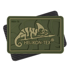 Эмблема logo Helikon-Tex - pvc, olive green