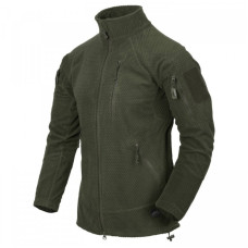 Куртка ALPHA Tactical - Grid Fleece, Olive Green, Helikon-Tex