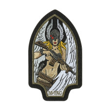 M-Tac нашивка Valkyrie (вышивка) Black/Ranger Green