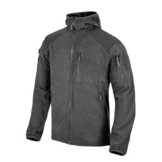 Куртка ALPHA HOODIE - Grid Fleece, Shadow Grey