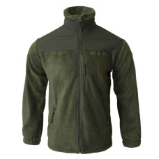Куртка тактичная Флисовая со вставками SoftShell Olive, Olive, 54