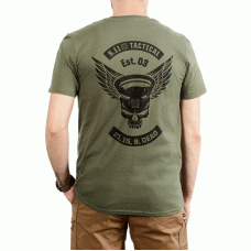 Футболка з малюнком 5.11 Kettle Skull (Military Green), 5.11 ®