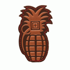 Нашивка 5.11 Tactical Pineapple Grenade Leather Patch (Brown)
