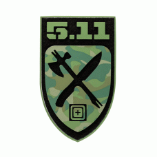 Нашивка 5.11 Tactical Camo Camper Patch (GREEN)