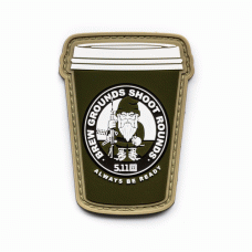 Нашивка 5.11 Tactical Brewed Grounds To Go Patch (GREEN)