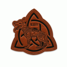 Нашивка 5.11 Tactical Celtic Dog Patch (Brown)