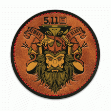 Нашивка 5.11 Tactical Neptunes Navy Patch (Brown)