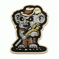 Нашивка 5.11 Tactical Angry Eyes Koala Patch (Grey)