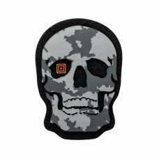 Нашивка 5.11 Tactical Painted Skull Patch (Grey)