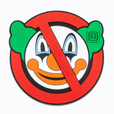 Нашивка 5.11 Tactical No Clowns Patch (Red)