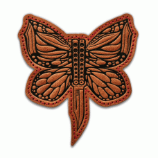 Нашивка 5.11 Tactical Butterfly Knife Patch (Red)