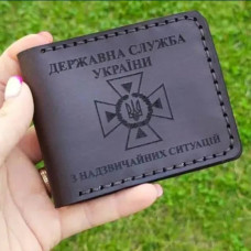 Обложка на удостоверение ДСНС черный, Украинский производитель