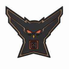 Нашивка 5.11 Tactical Night Hunter Patch (Black)