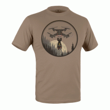 Футболка c рисунком Дрон (Olive Drab)