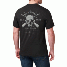 Футболка с рисунком 5.11 Tactical Quiet Warrior (Black)
