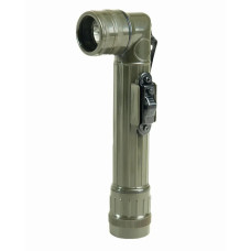 Тактичний світлодіодний ліхтар MIL-TEC LED Medium Anglehead Flashlight Olive